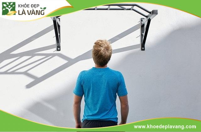 Chiều cao xà đơn cần phù hợp với vóc dáng hiện tại của người tập