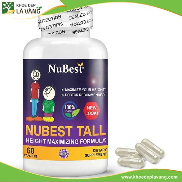 NuBest Tall là sản phẩm tăng chiều cao cho trẻ từ 5-20 tuổi
