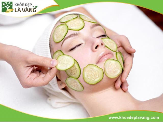 Kiên trì làm đẹp bằng dưa leo 3-4 tuần làn da sẽ có sự thay đổi rõ rệt