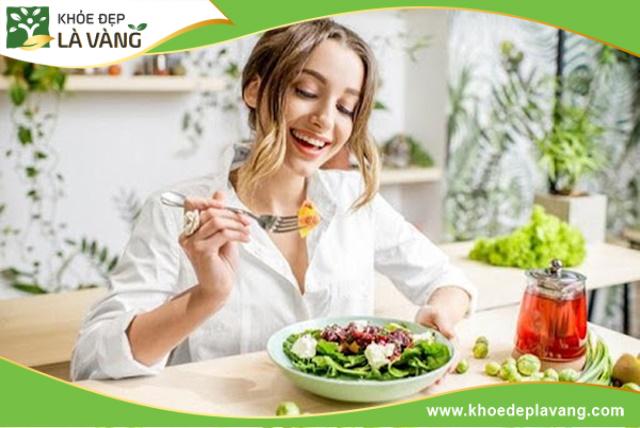 Ăn uống lành mạnh hỗ trợ chăm sóc da từ bên trong
