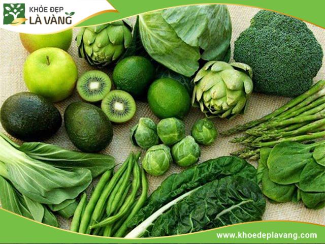 Các loại rau màu xanh đậm có giá trị dinh dưỡng cao