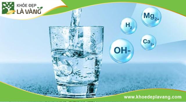 Nước ion kiềm chứa các khoáng chất có lợi cho hệ xương