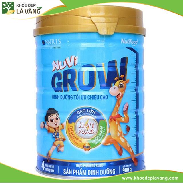 Sữa tăng chiều cao Nuvi Grow 4 phù hợp cho trẻ trên 2 tuổi