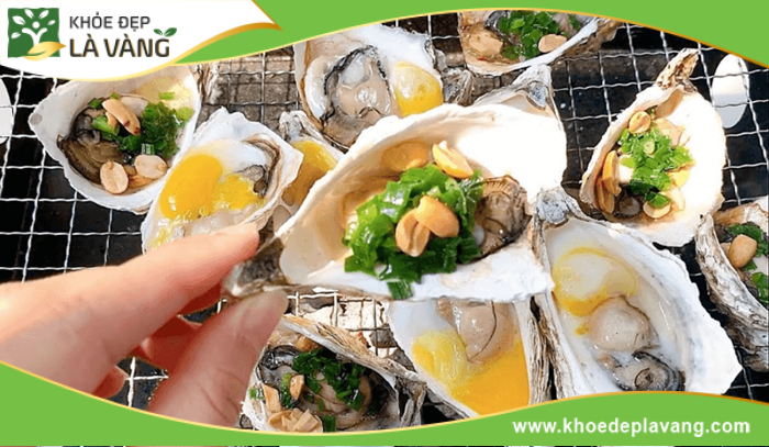 Hàu nướng mỡ hành thơm ngon bổ dưỡng